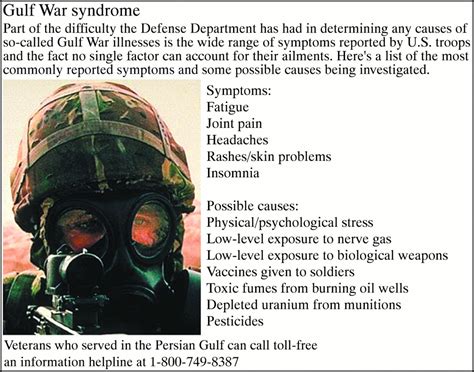 Always talk with your healthcare provider for a diagnosis. . Proving gulf war syndrome